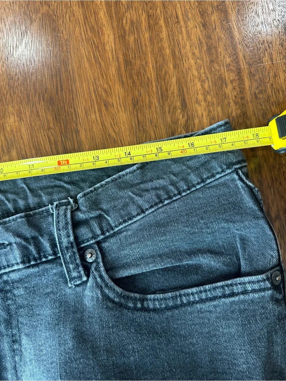 Levis 541 Premium Black Denim Regular Fit Jean Size 36x32 Actual 35x29 Big E